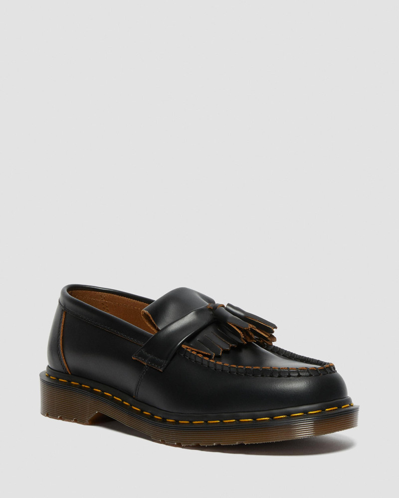 Dr. Martens Adrian Made in England Quilon Leather Tassel Loafers outlook