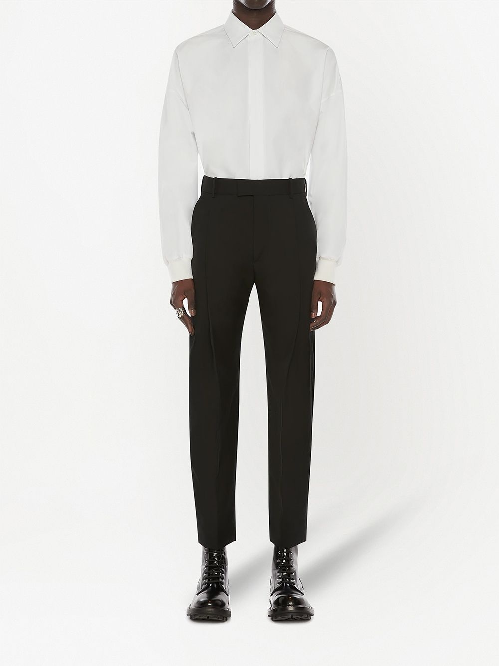 tailored slim-fit trousers - 2