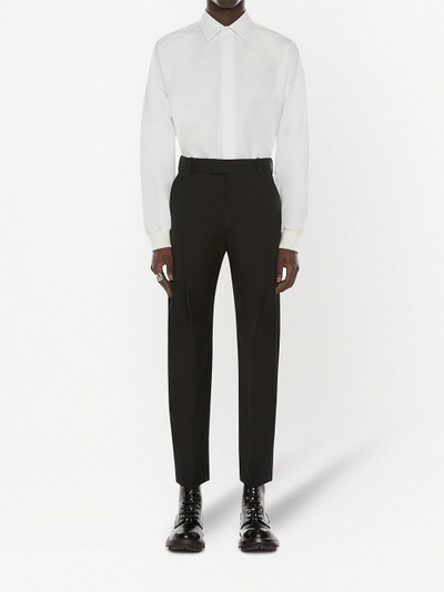 Alexander McQueen tailored slim-fit trousers outlook