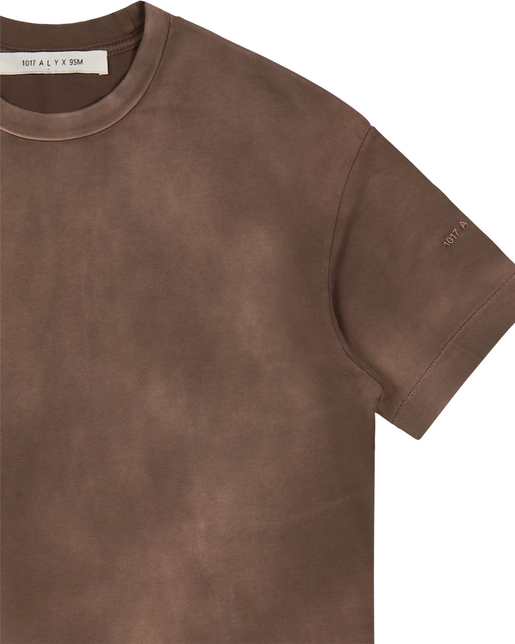 BROWN GARMENT DYE T-SHIRT - 3