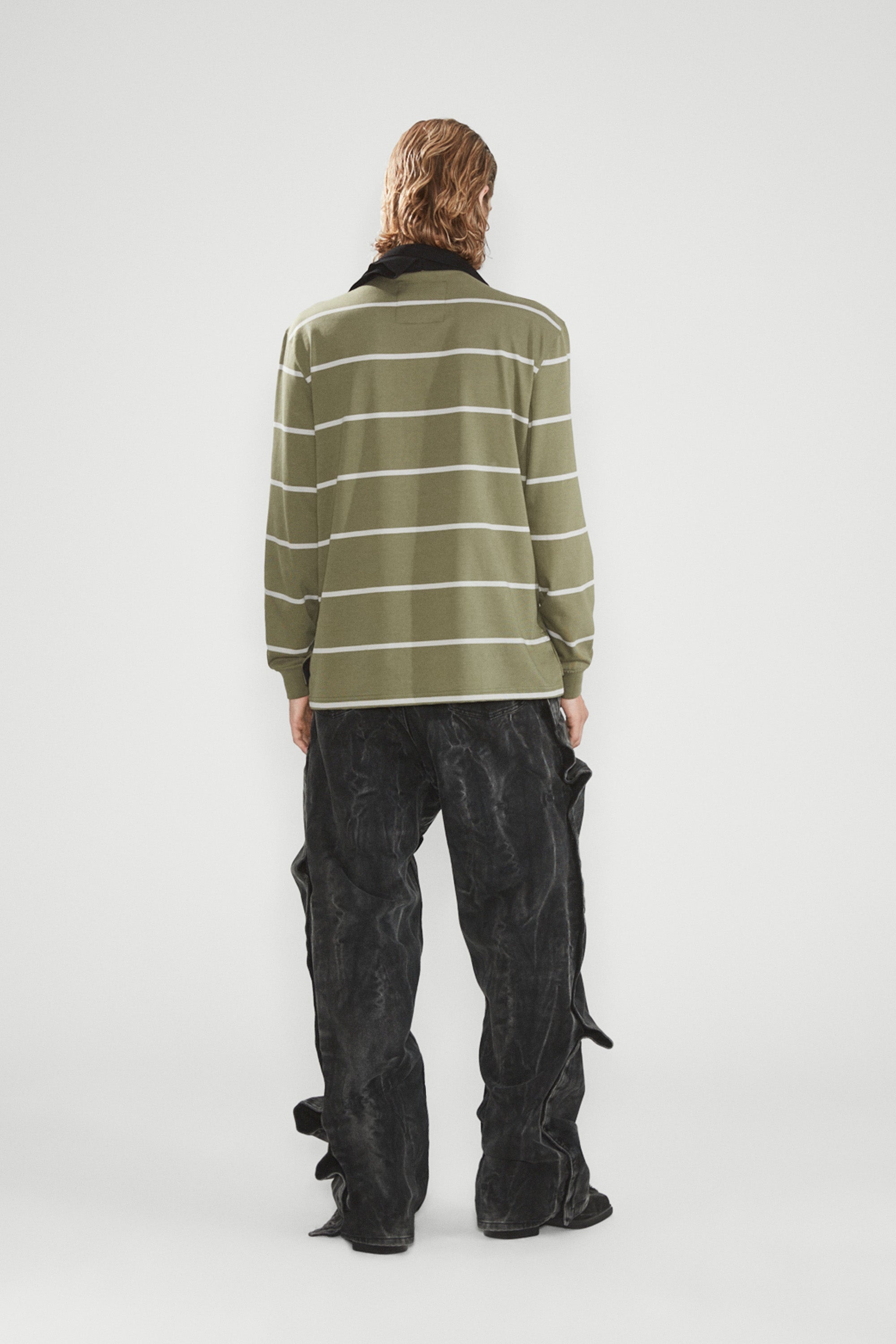 Double Collar Snap Off Rugby Polo - 4