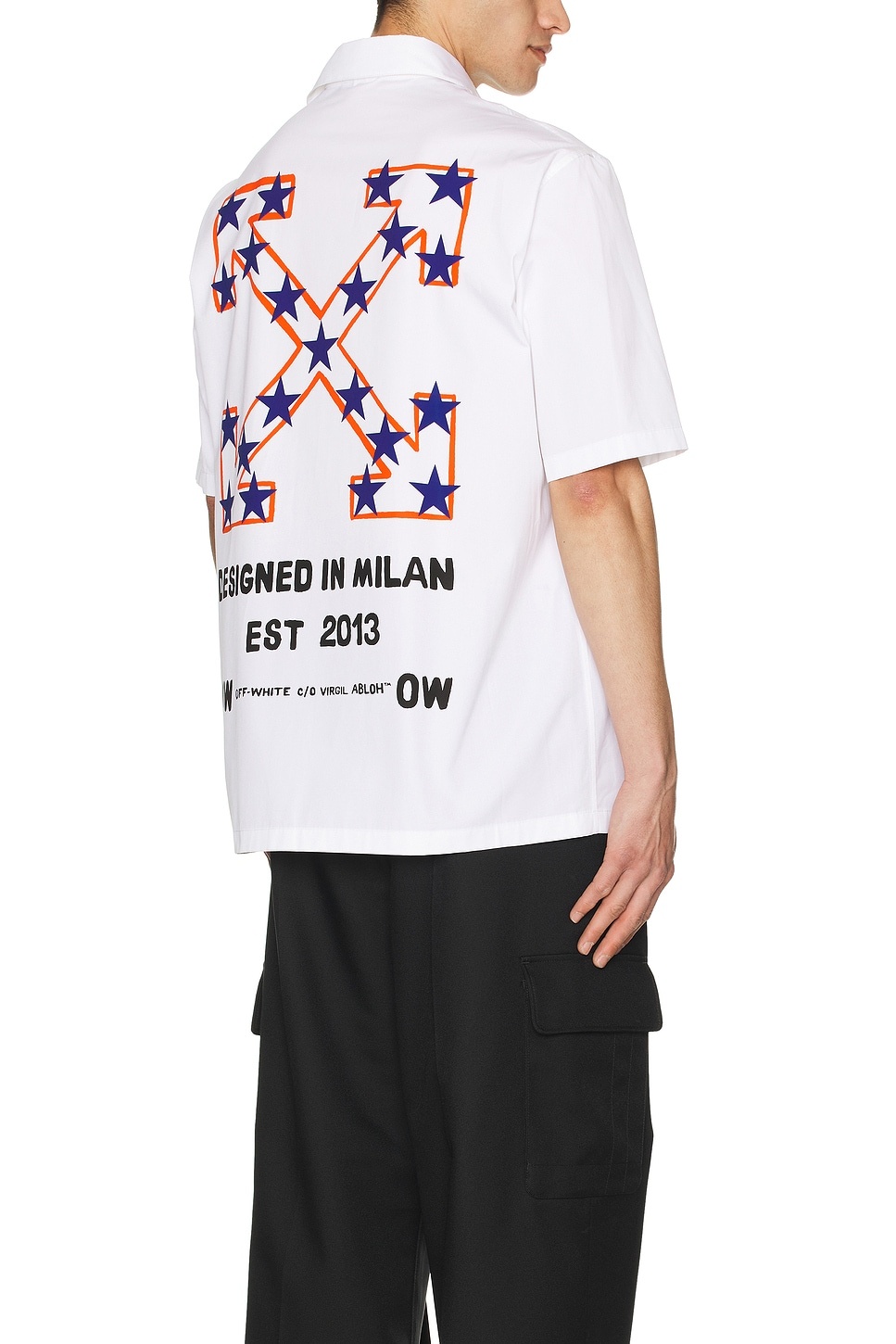 Star Arrow Poplin Bowling Shirt - 4