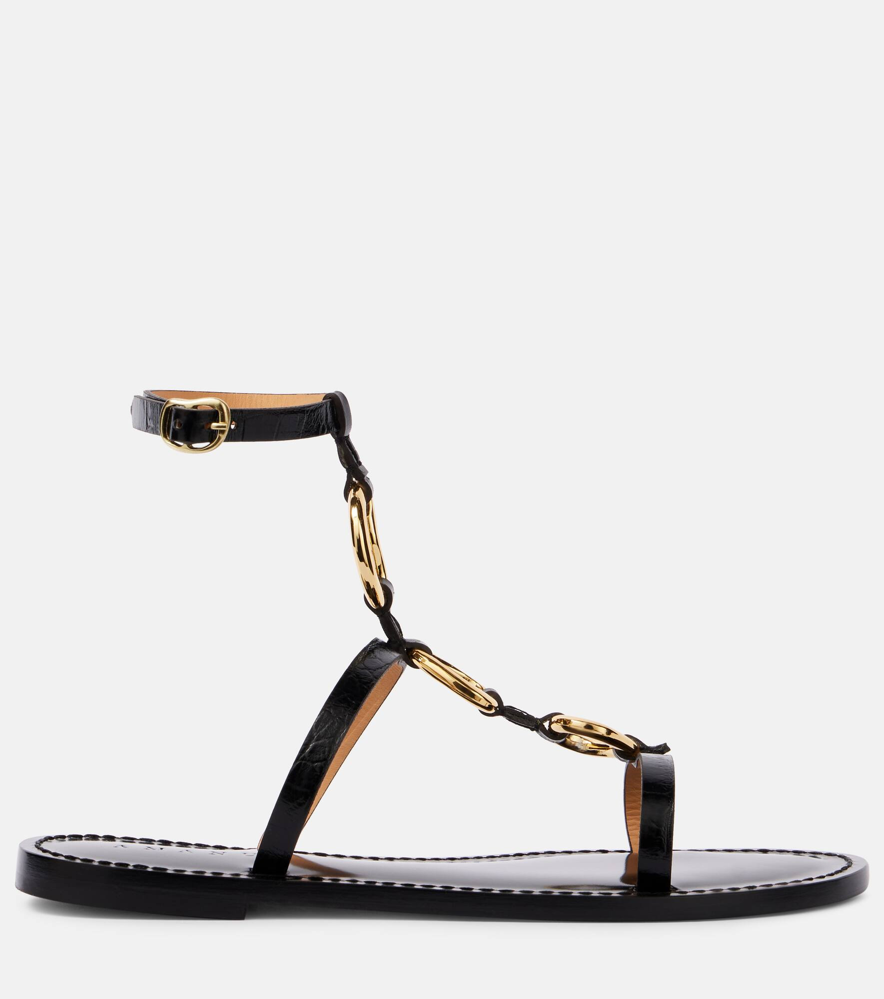 Bazaruto embellished leather sandals - 4