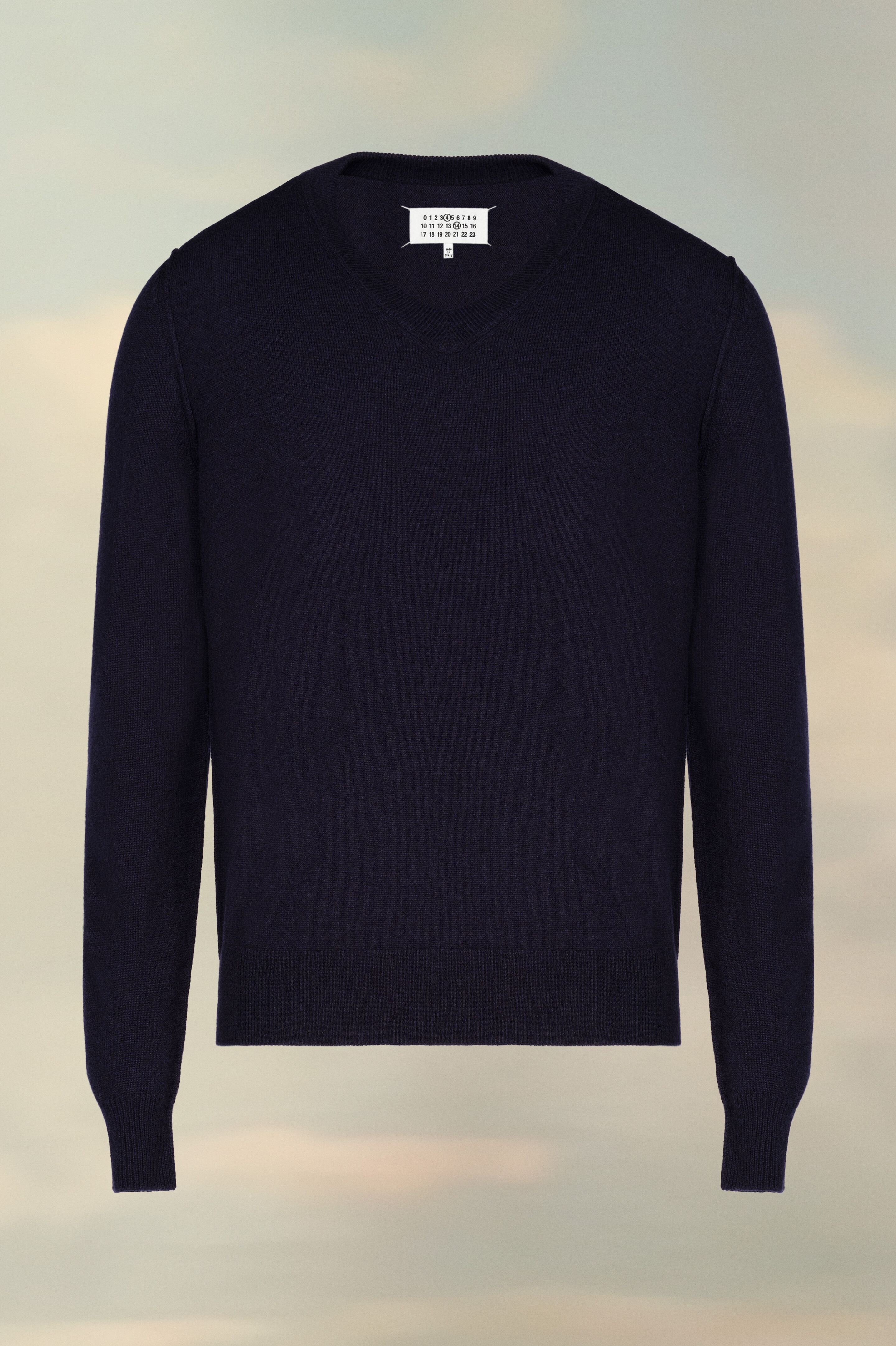 V-Neck Cashmere Sweater - 1