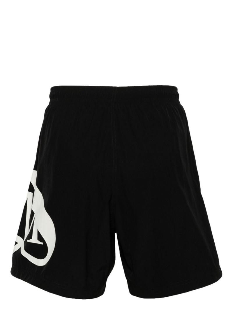 Alexander McQueen Seal-print swim shorts outlook