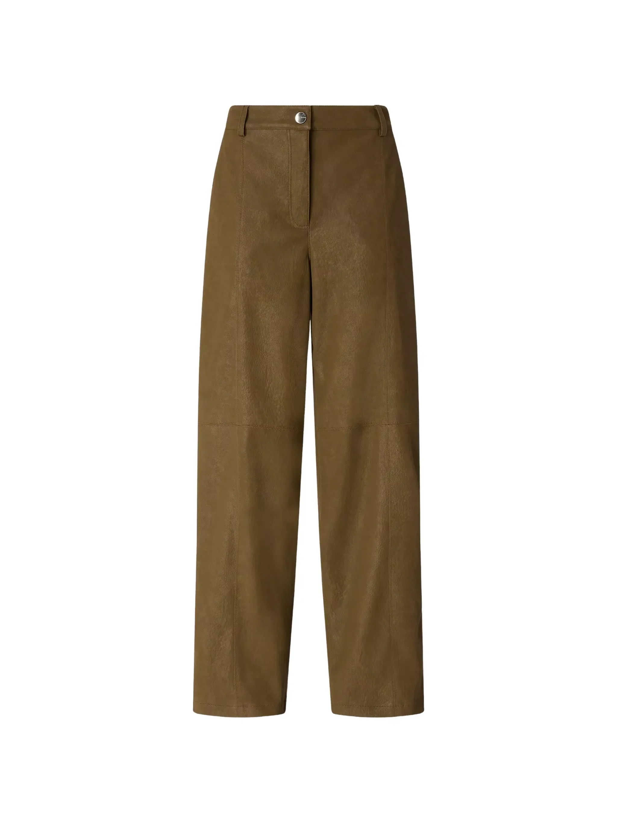 Wide-Leg Trousers With Textured Finish - 1