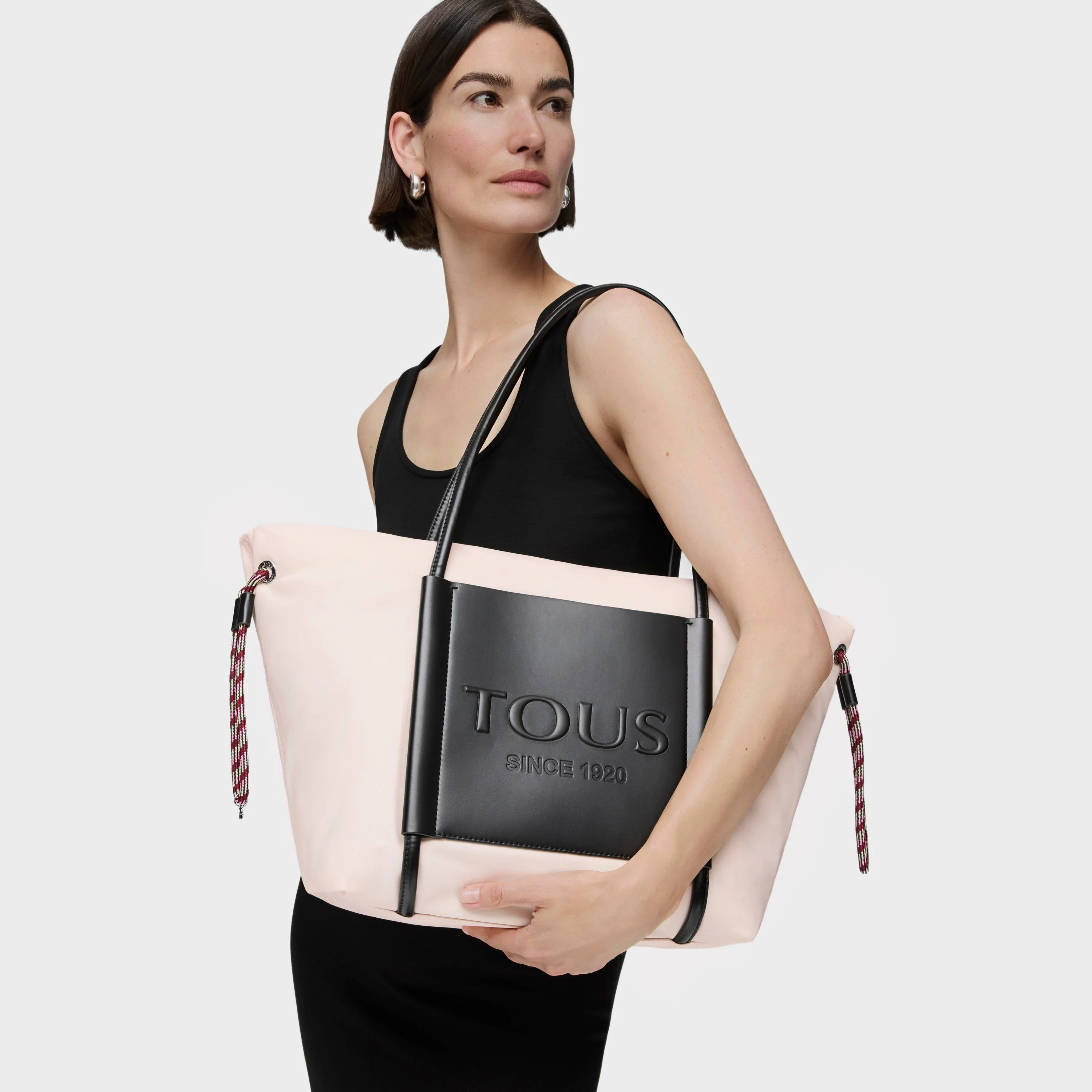 Large nude colored Empire Soft Tote bag - 1