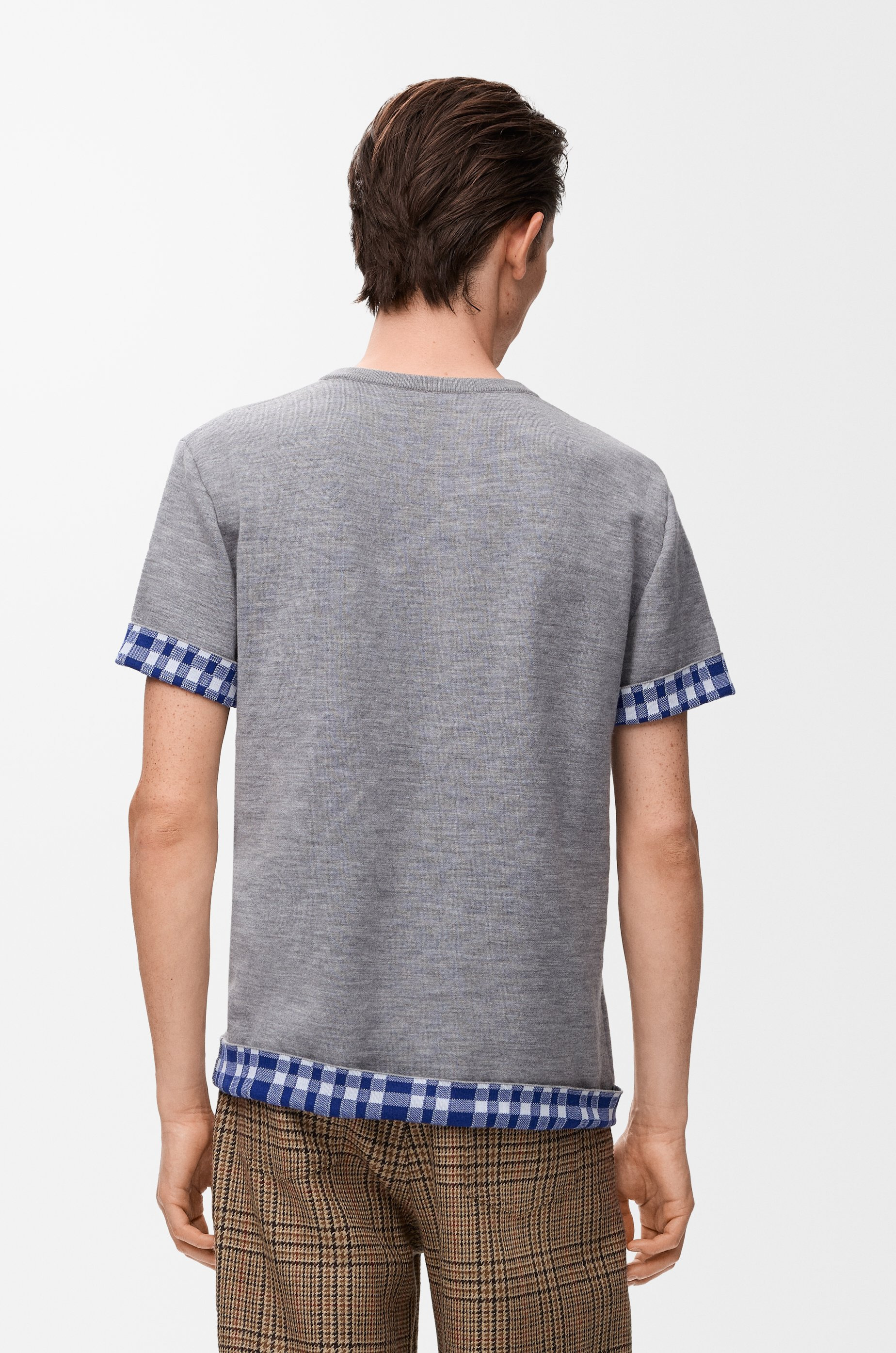 Top in wool and cotton - 4