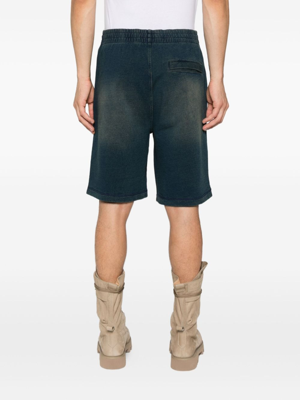 textured pocket shorts - 4