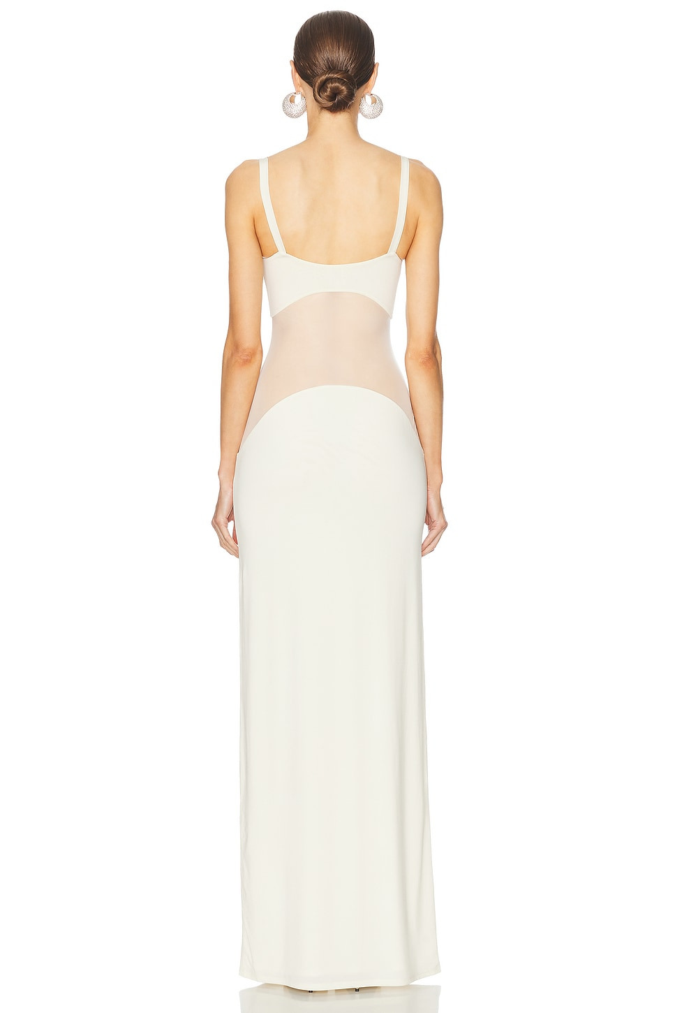 Sheer Knit Curve Maxi Dress - 3