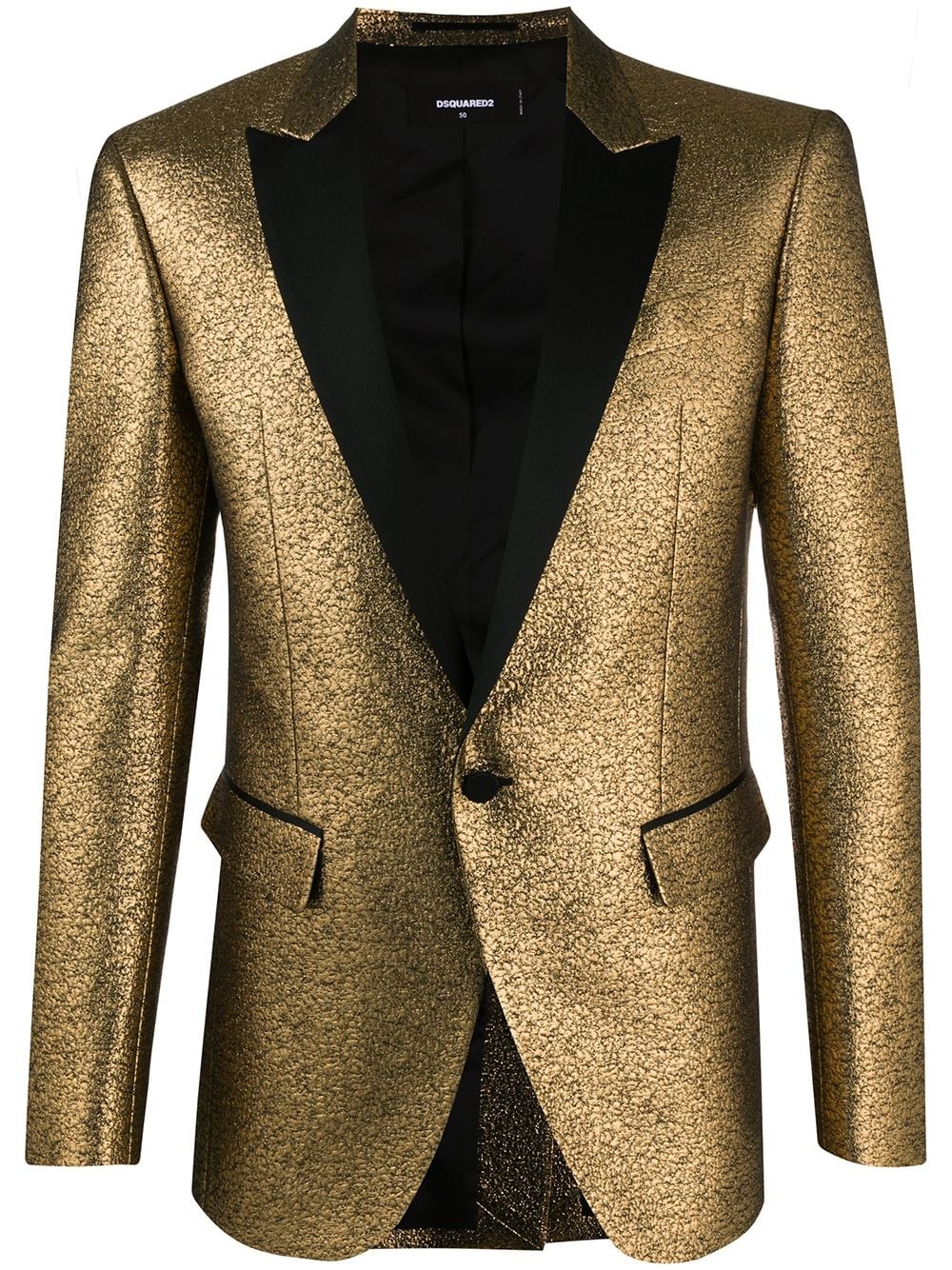 metallic sheen blazer - 1