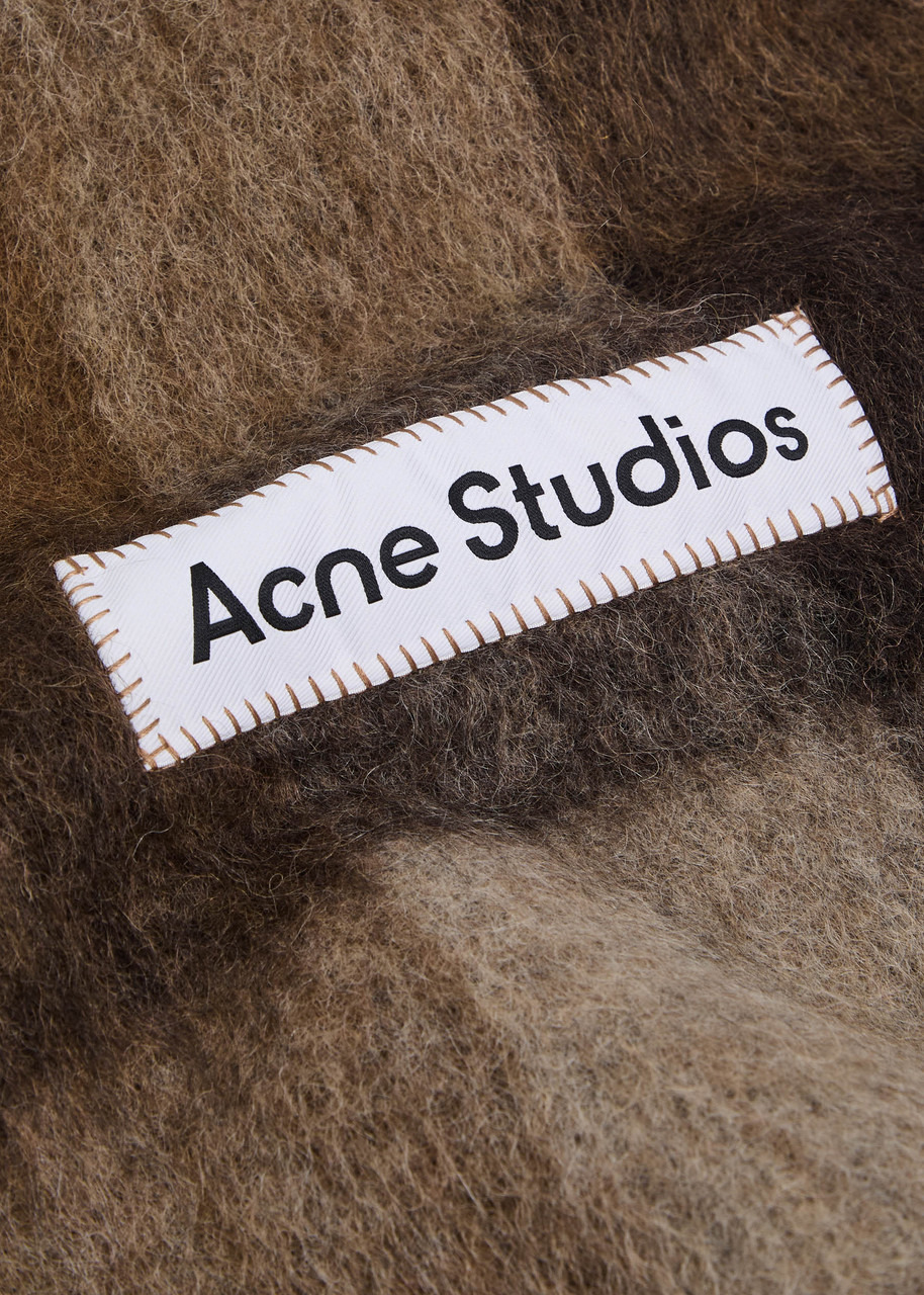 Acne Studios Vally Checked Wool-blend Scarf - 3