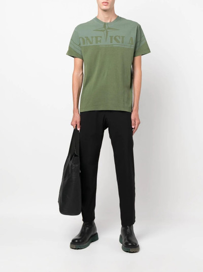 Stone Island logo-print short-sleeve T-shirt outlook