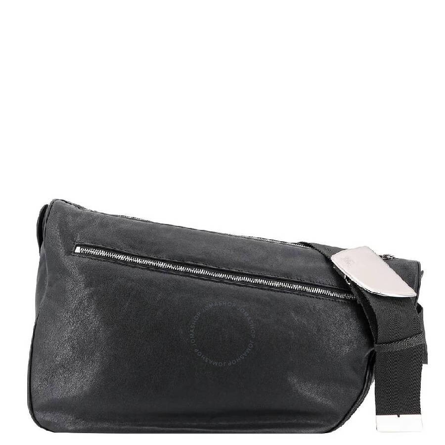 Burberry Shield Leather Messenger Bag - 2