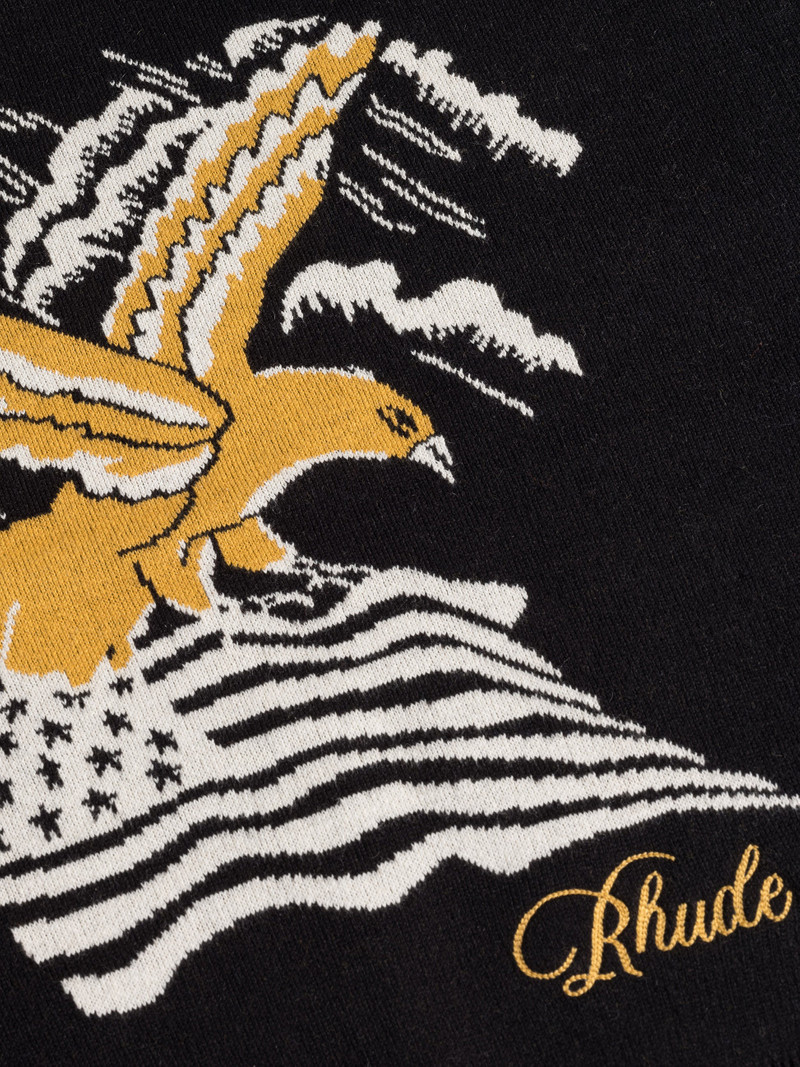 RHUDE EAGLE SOUVENIR KNIT CREWNECK 3