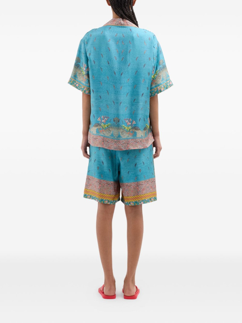 paisley-print short-sleeve shirt 4