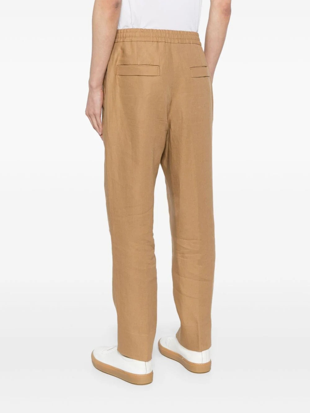 ELASTICATED SLIM-FIT TROUSERS - 4