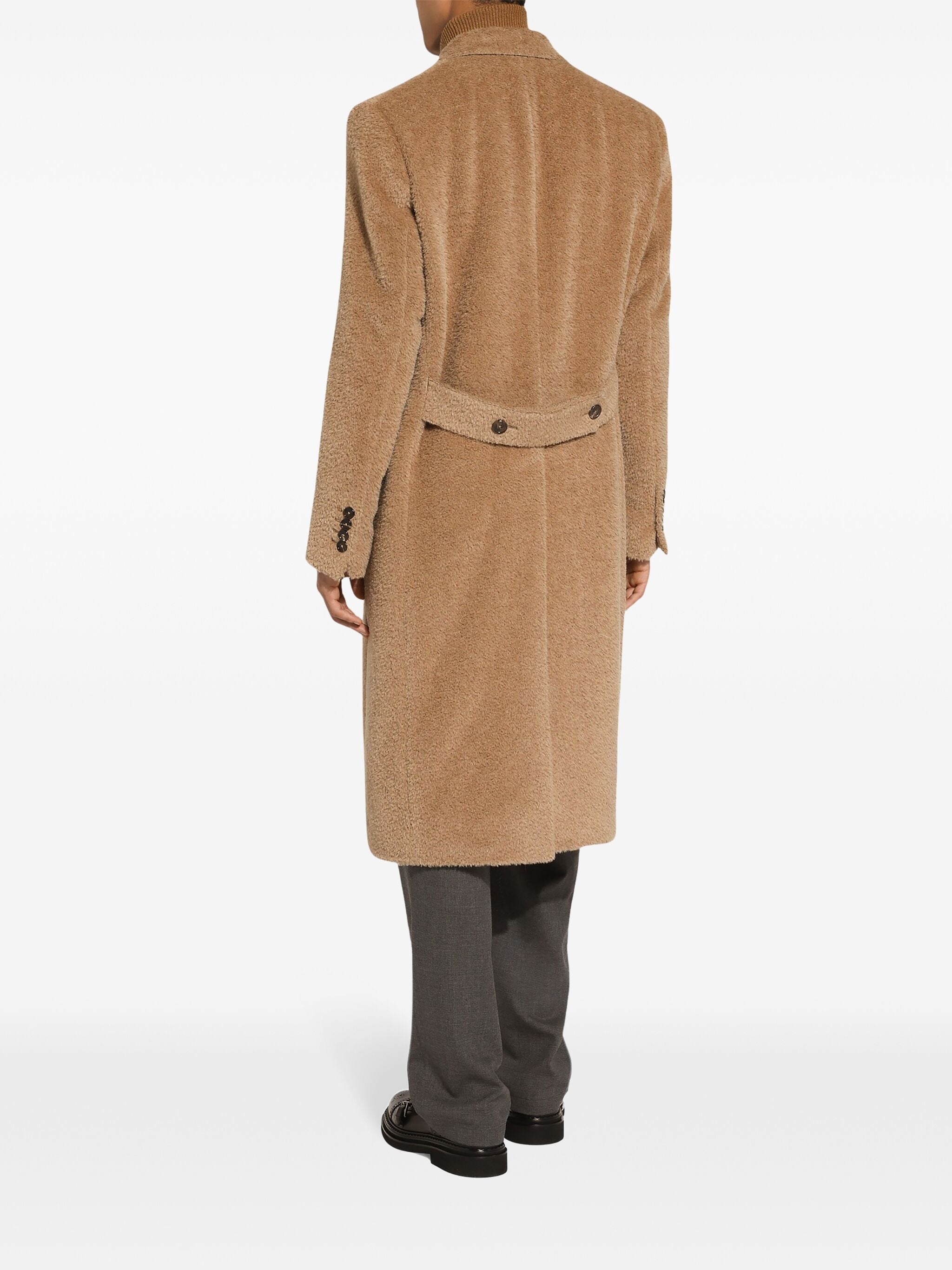 Double-Breasted Wool Coat - 3