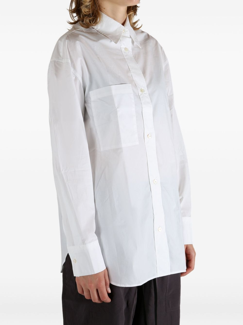 Leto patch-pocket long-sleeve shirt - 3