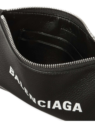 BALENCIAGA Logo-Print Full-Grain Leather Passport Holder outlook