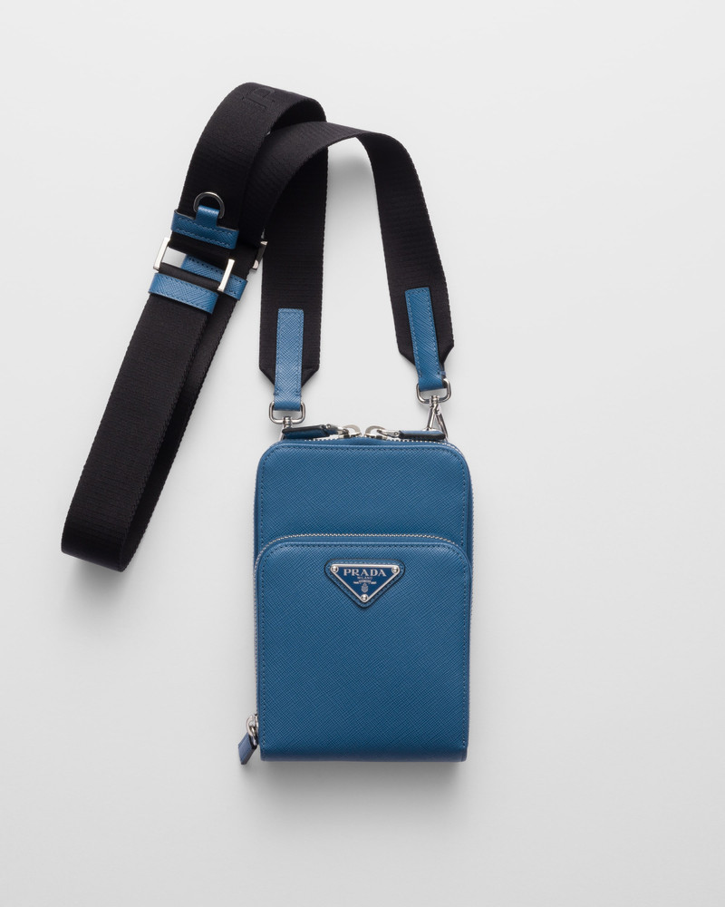 Saffiano leather smartphone case 1