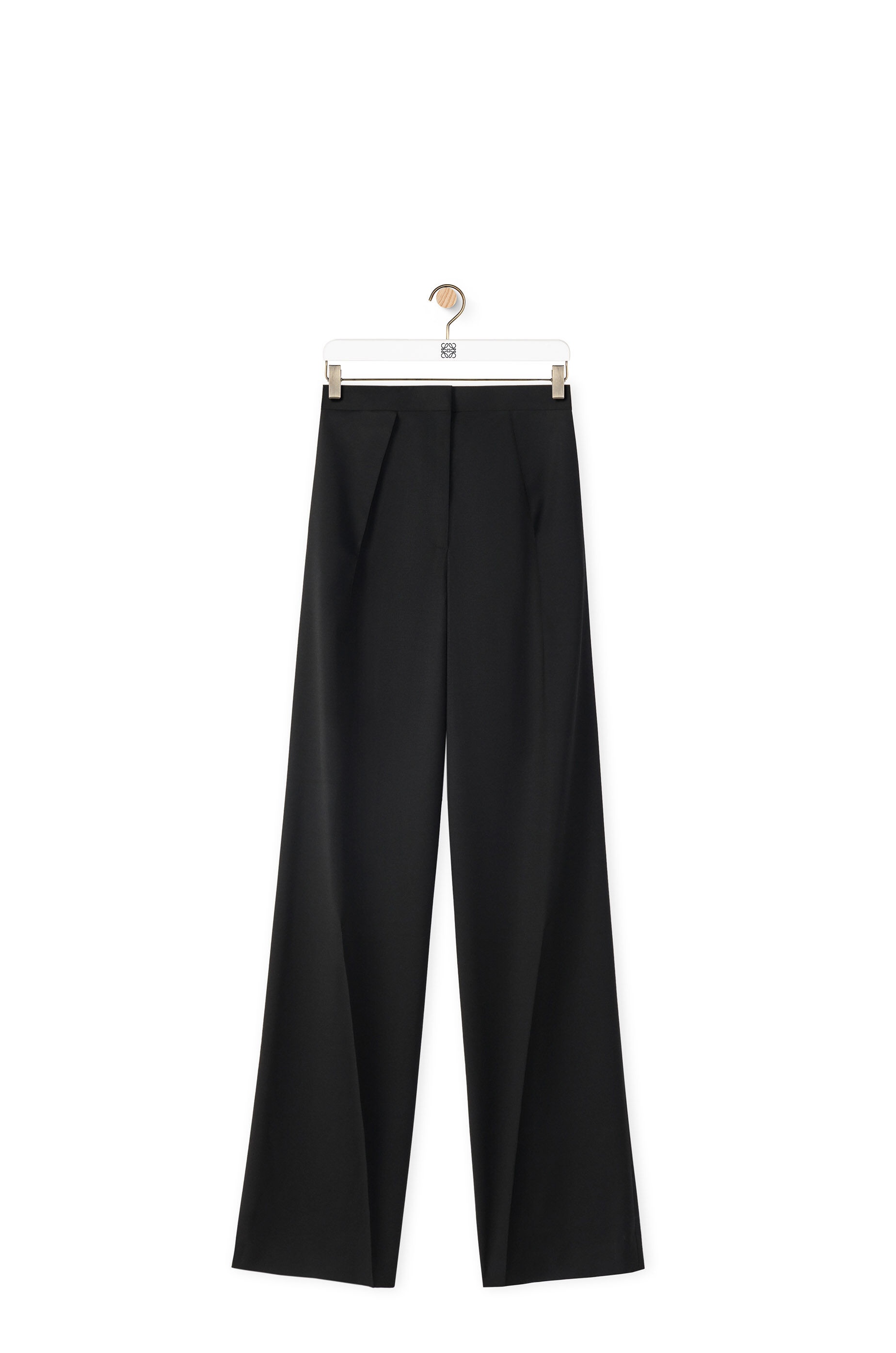 Pleated trousers in wool - 1