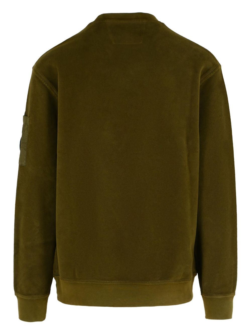 pocket-patch crew neck sweatshirt - 2