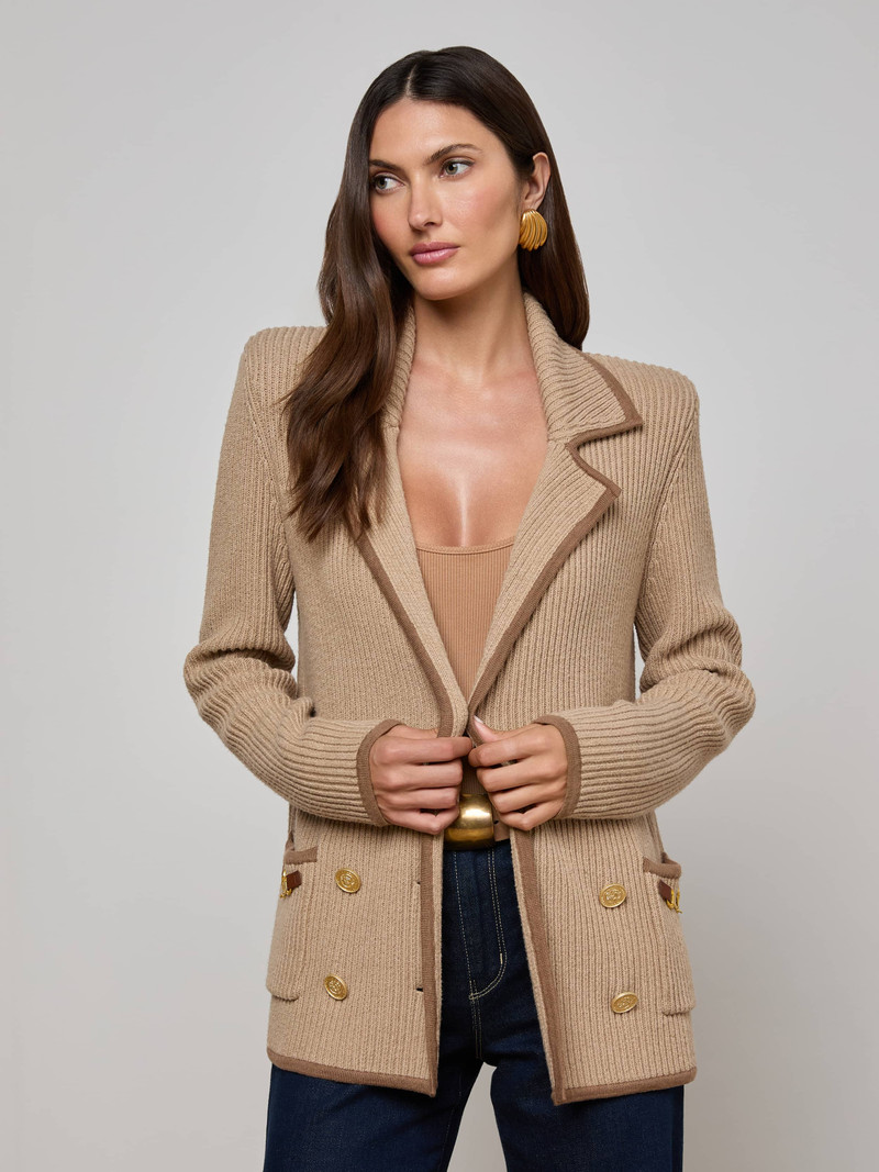 L'AGENCE Ranch Knit Blazer outlook