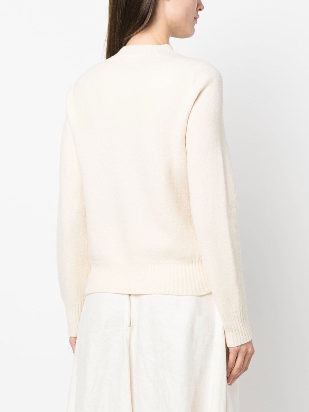 wool crew neck jumper - 4