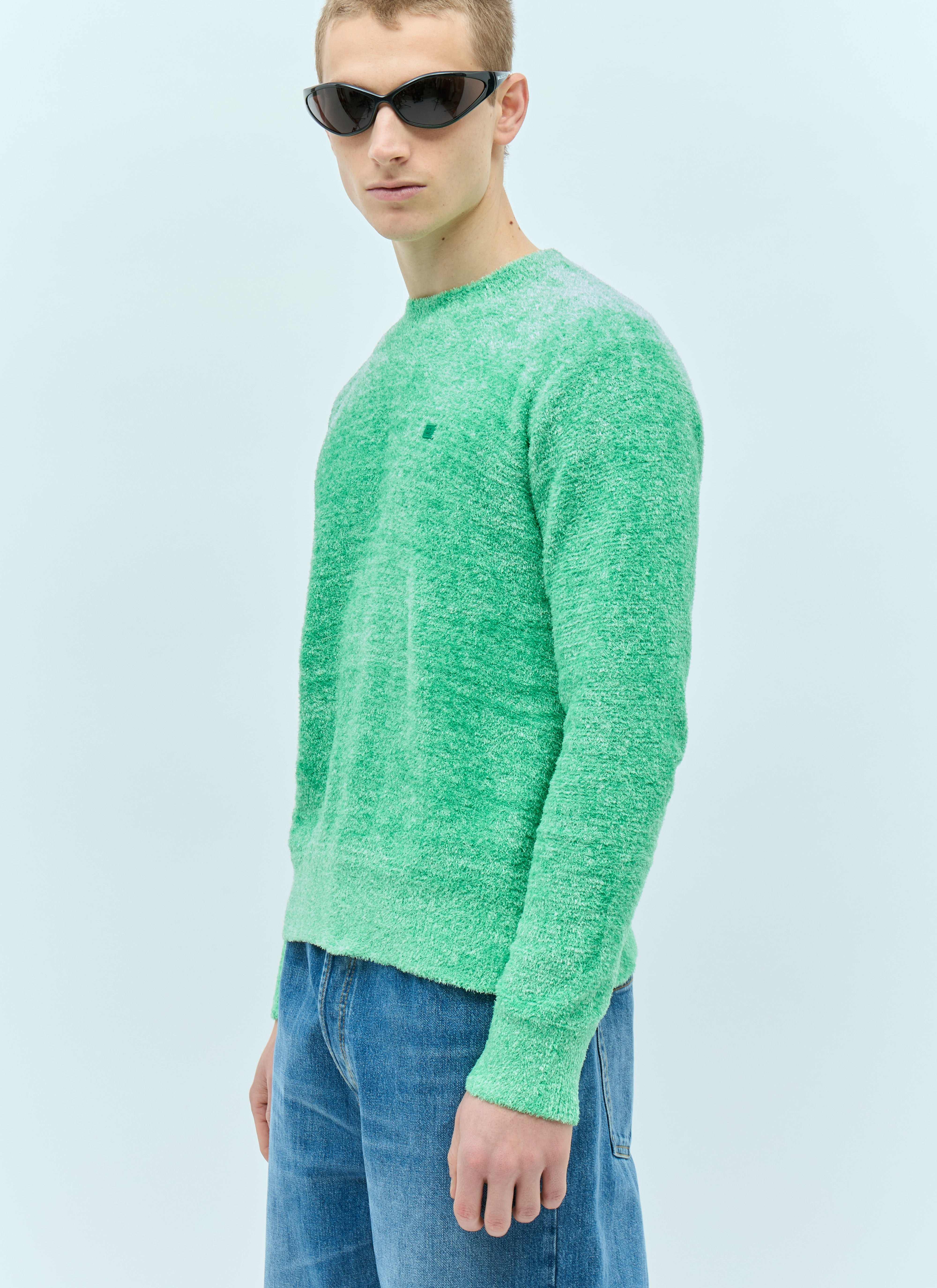 Acne Studios Men Textured Knit Sweater - 2