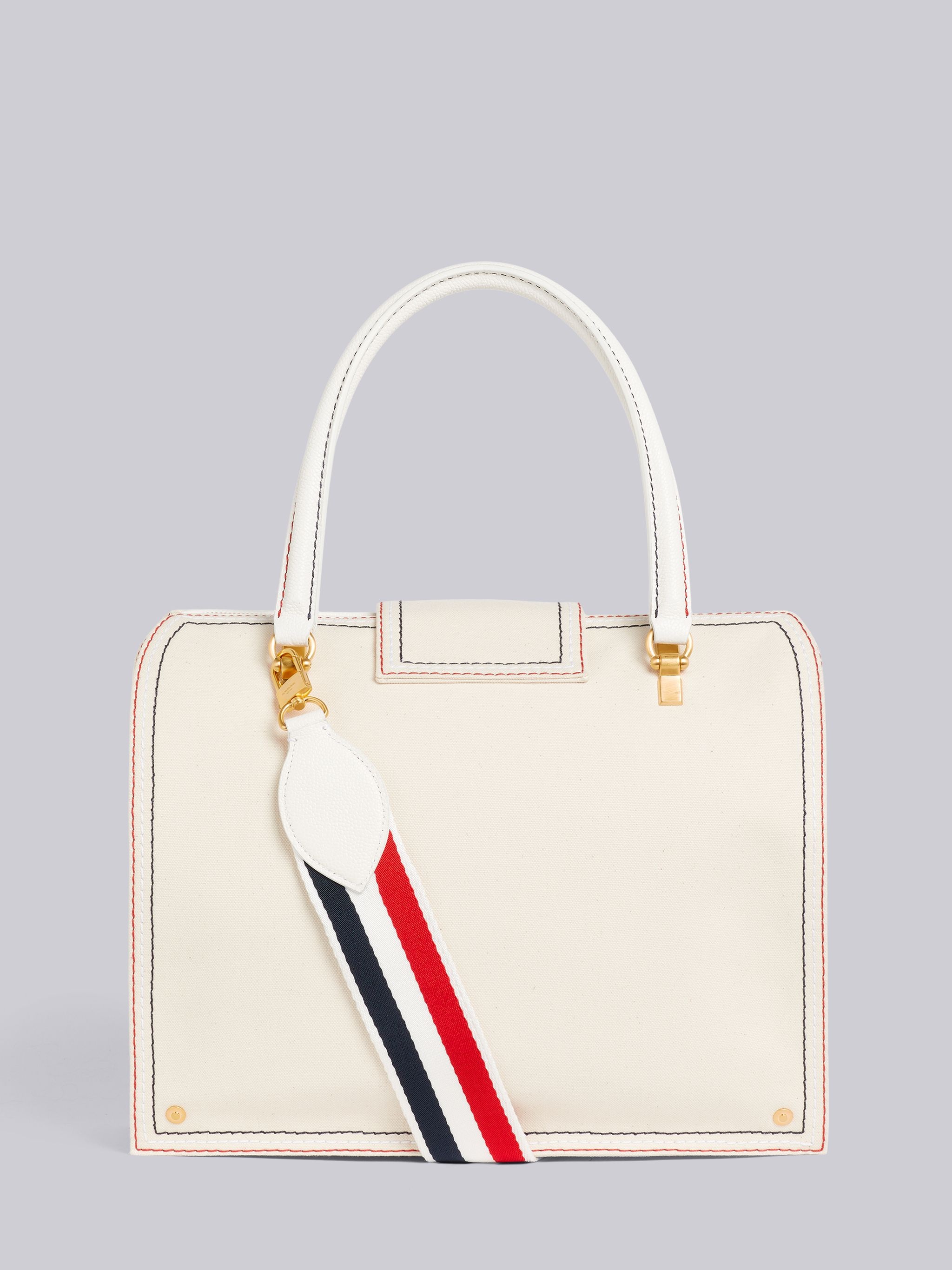 Natural Cotton Canvas Soft Mrs. Thom Bag - 4