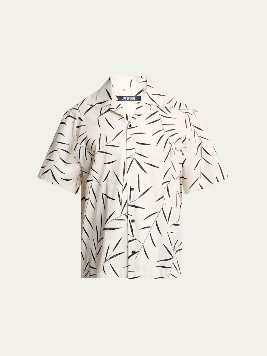 Men's Fonccio Cotton Camp Shirt - 1