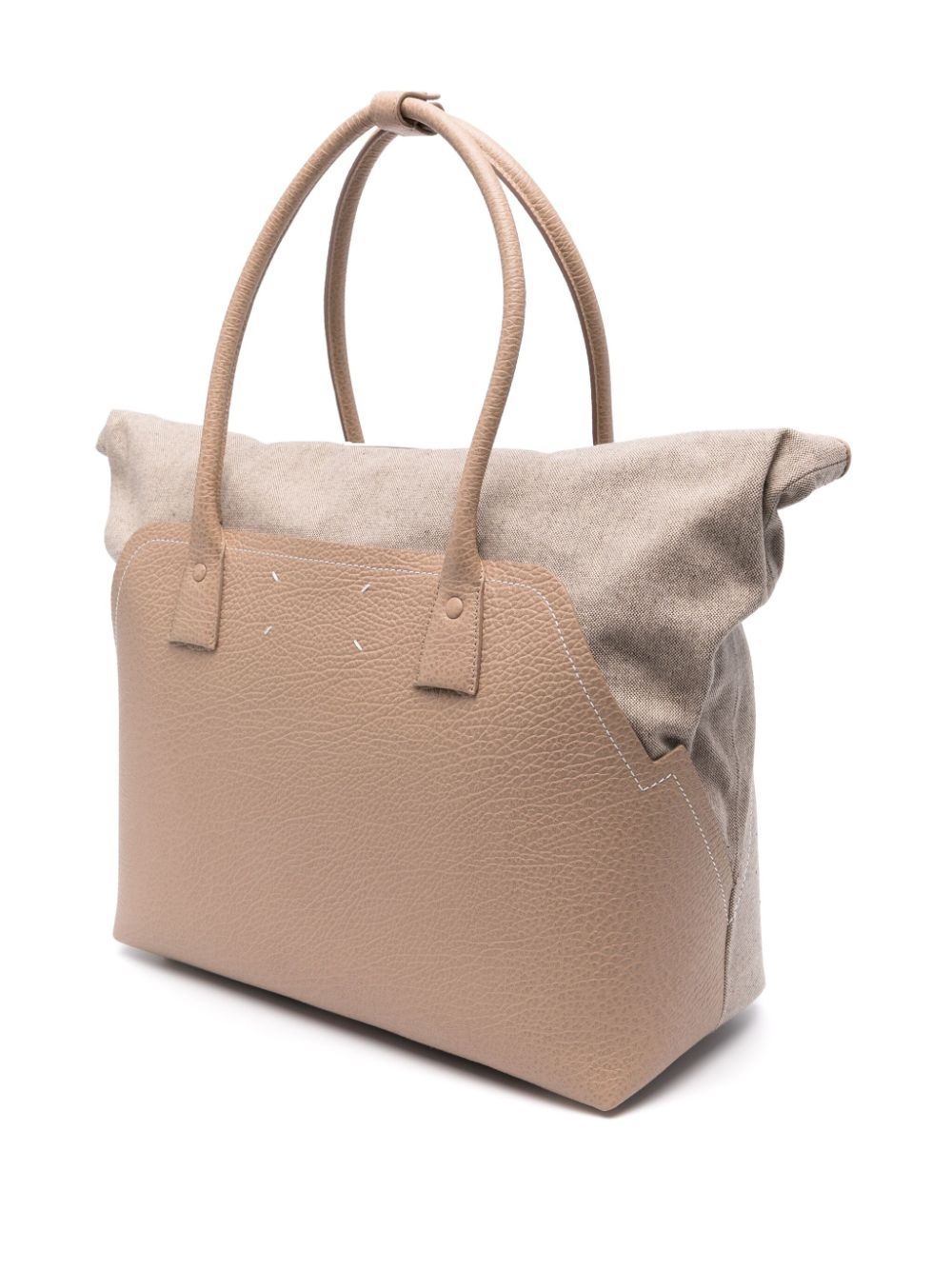 large 5AC leather tote bag - 3