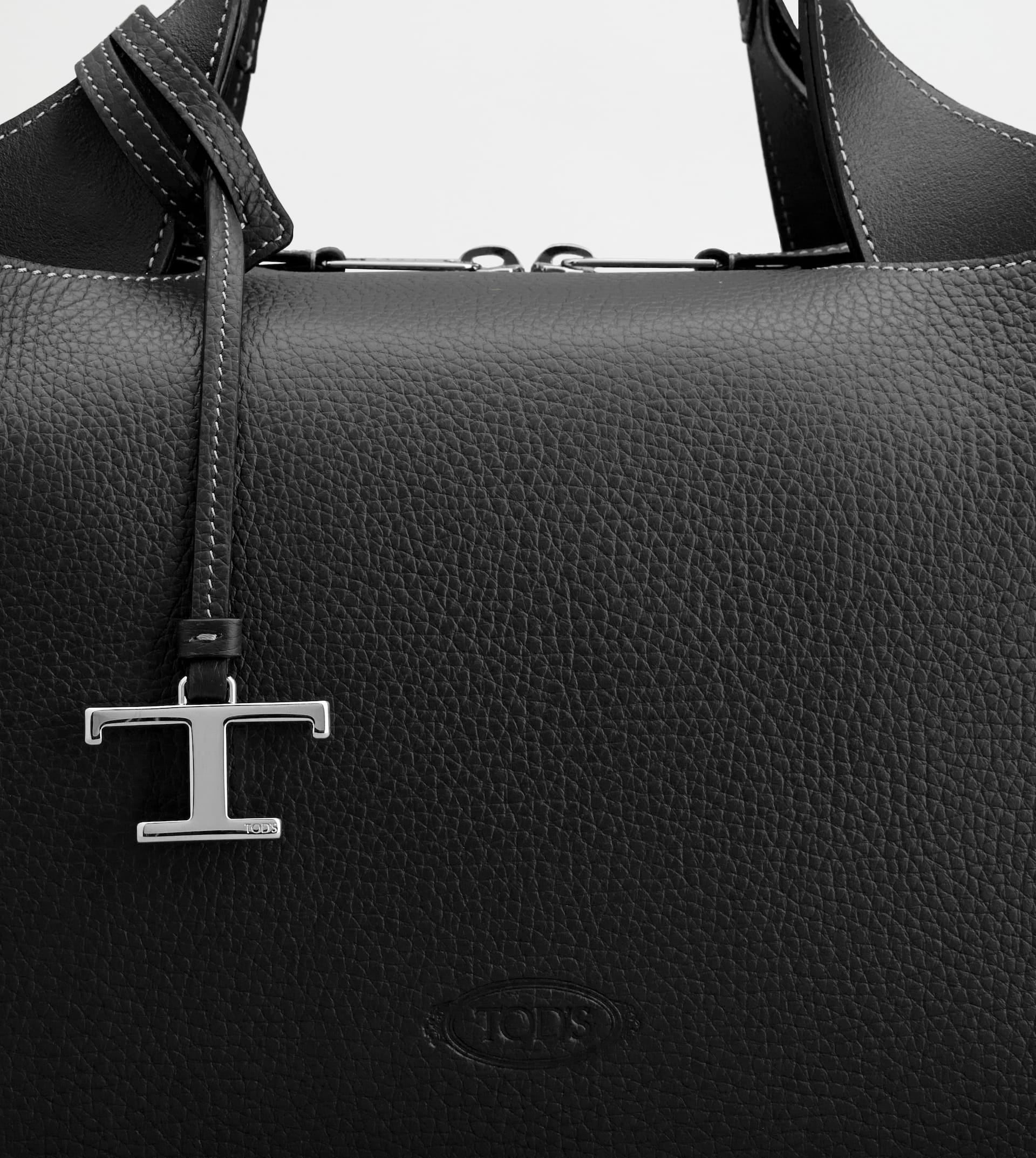 BAULETTO BAG IN LEATHER MEDIUM - BLACK - 4