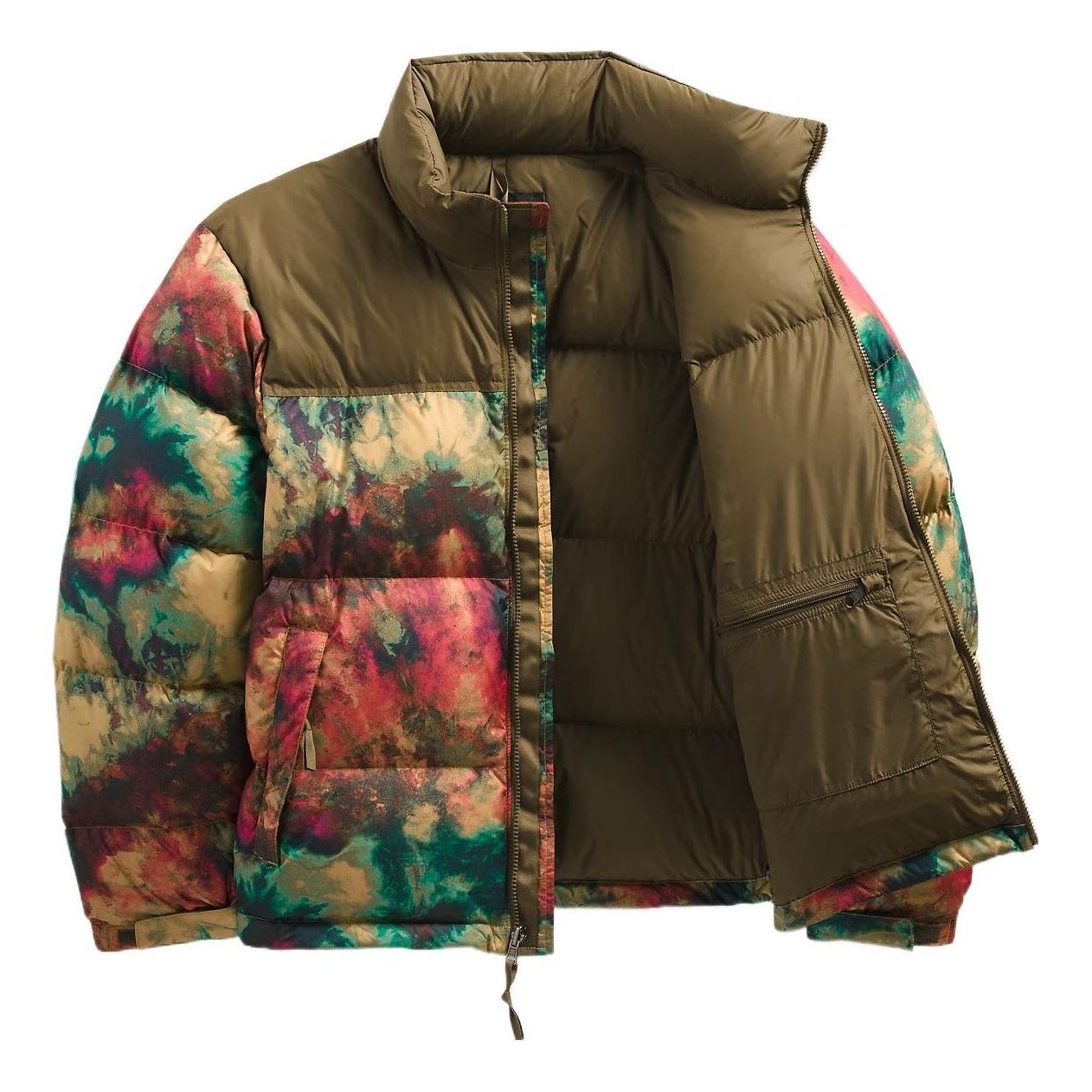 THE NORTH FACE 1996 Retro Nuptse Jacket ANTELOPE TAN ICE DYE PRINT NF0A5IX4-94B - 1