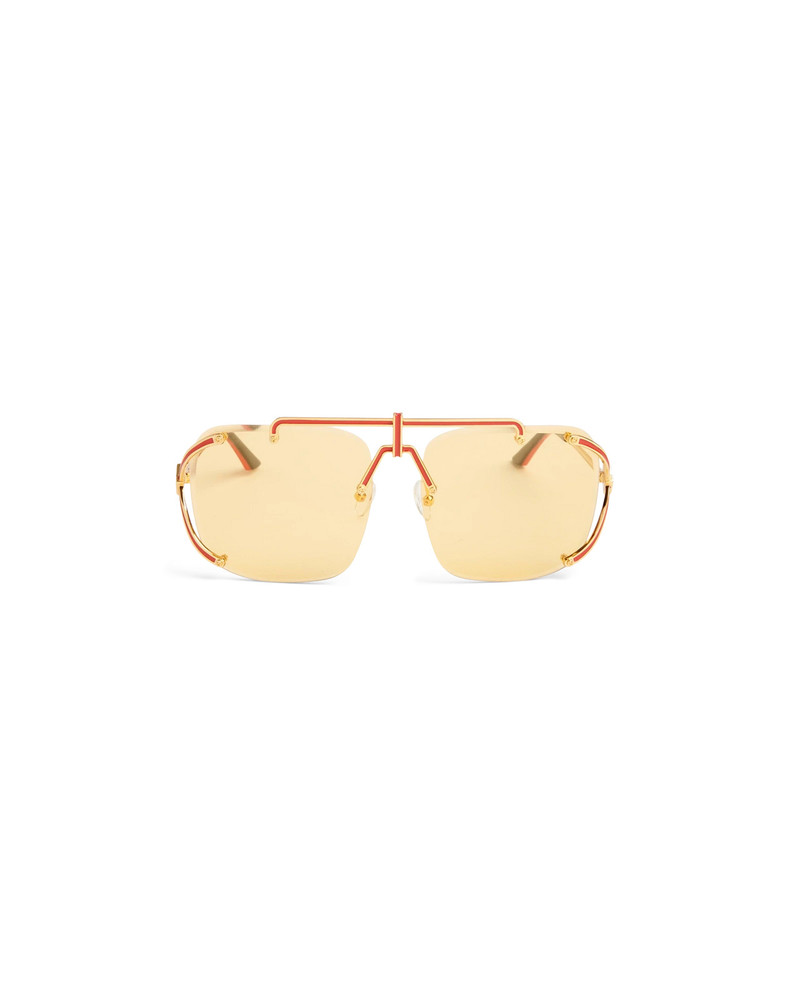 CASABLANCA Yellow The Pilot Sunglasses | Casablanca Paris outlook