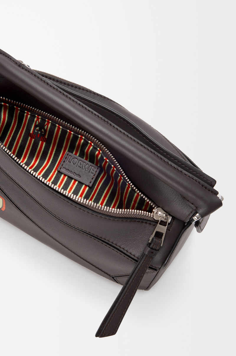 Futurist Cat small Puzzle bag in classic calfskin 9