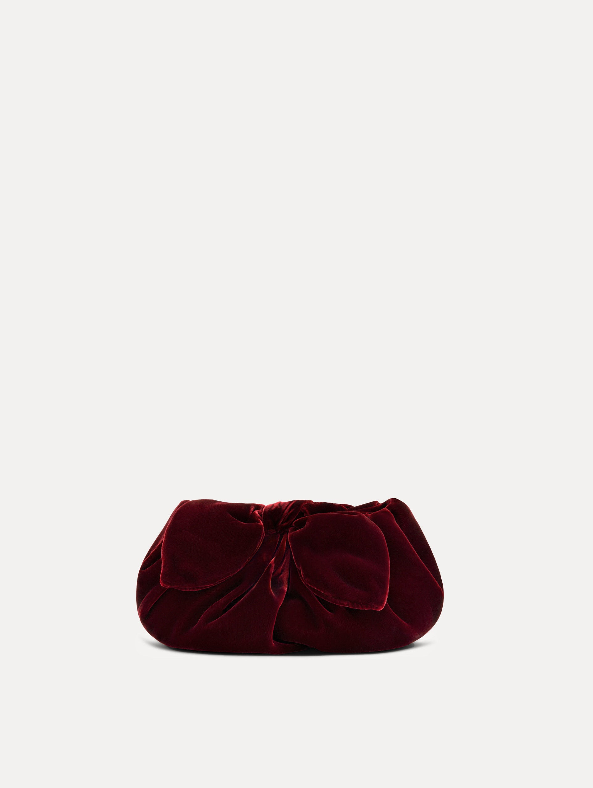MINI VELVET BOW CLUTCH - 1
