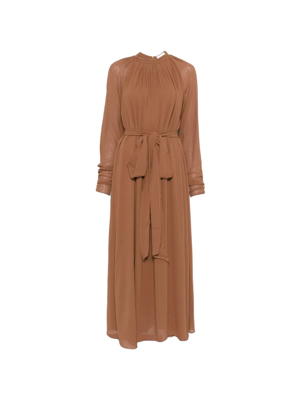 Pinky tie-waist midi dress - 1