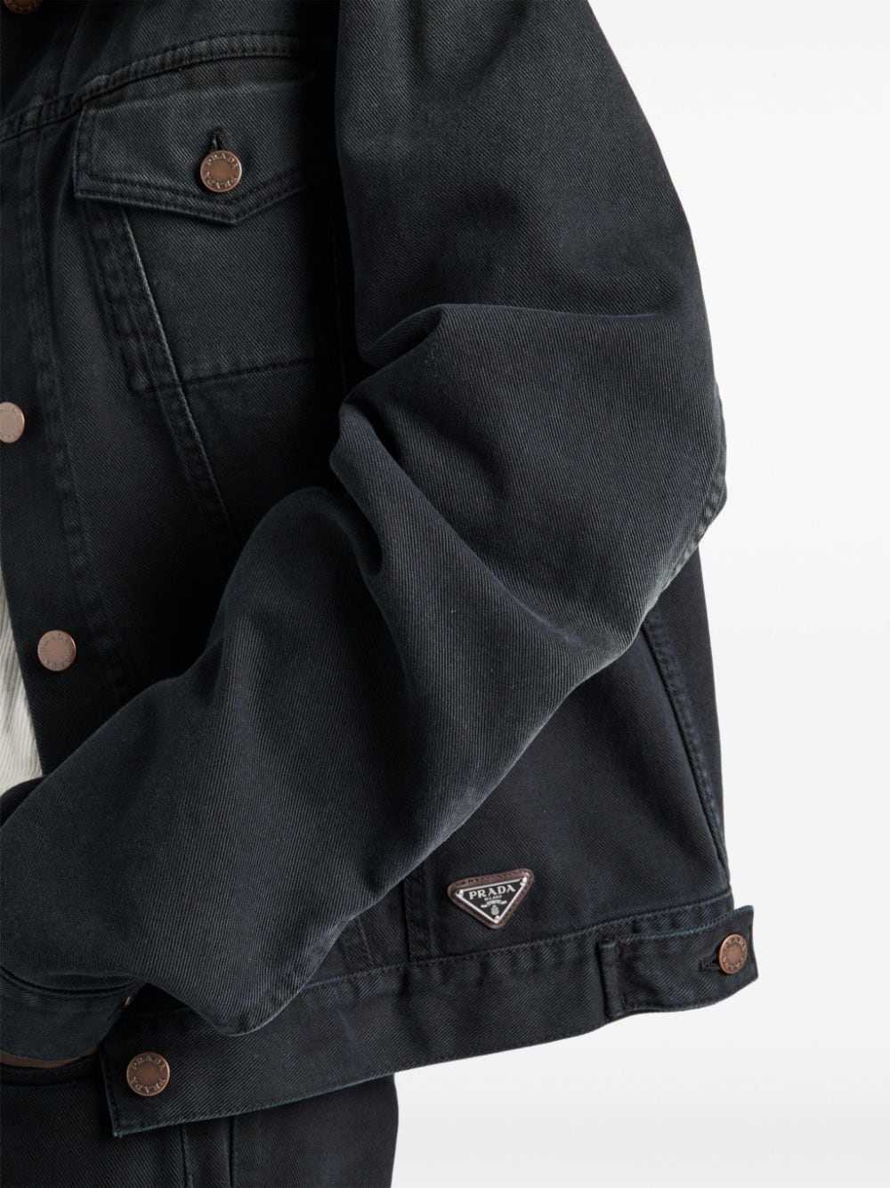 Denim blouson jacket - 6