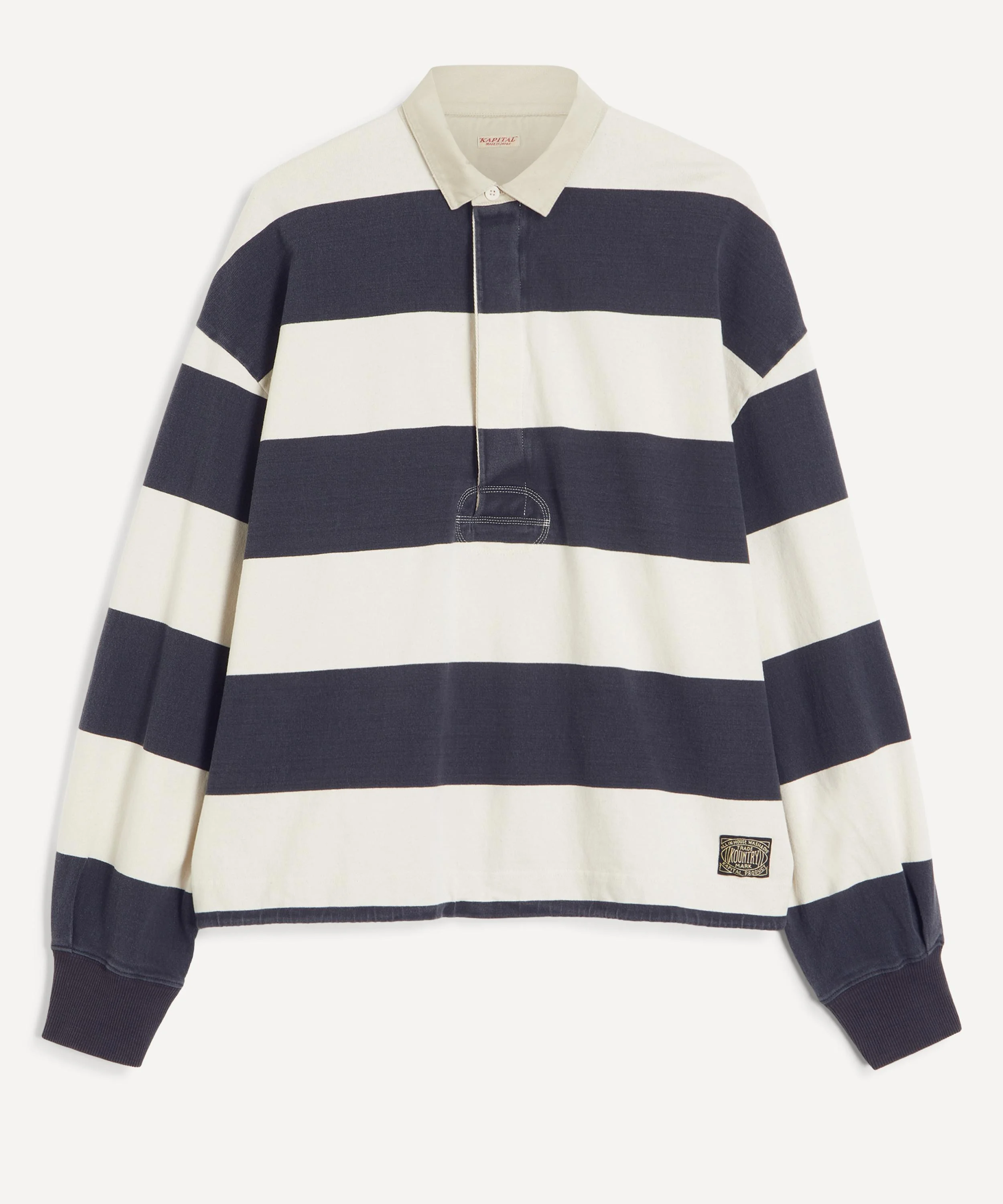 JAIL Stripe Jersey BIG Rugger Shirt - 1