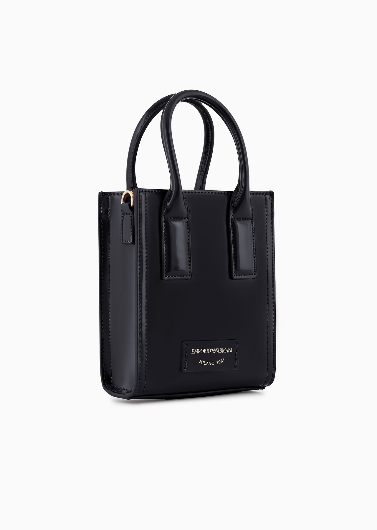 Mini bag with shoulder strap in a brushed finish - 2