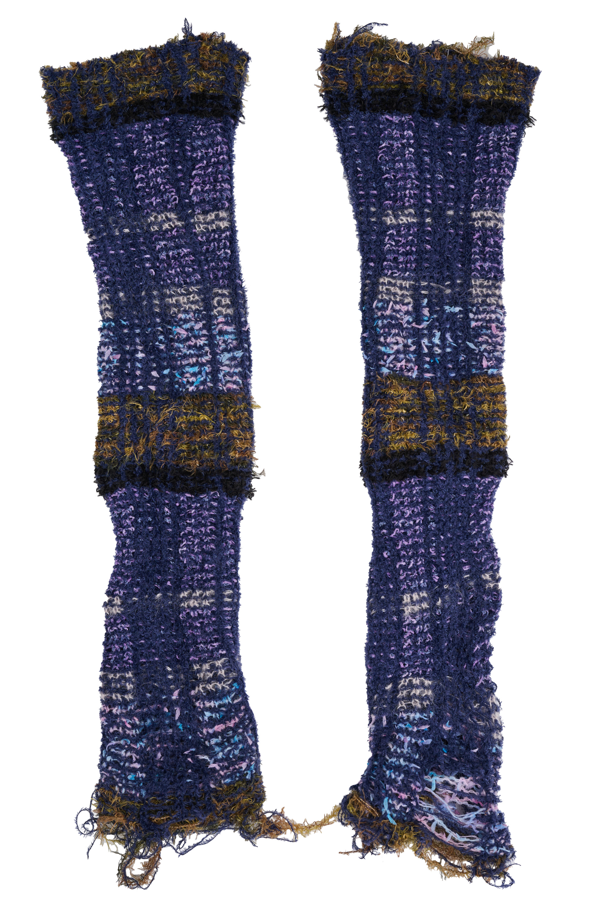 VITELLI PURPLE PLAID HAND WARMERS - 2