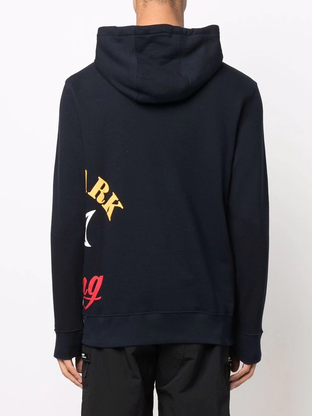 oversized logo-print hoodie - 4