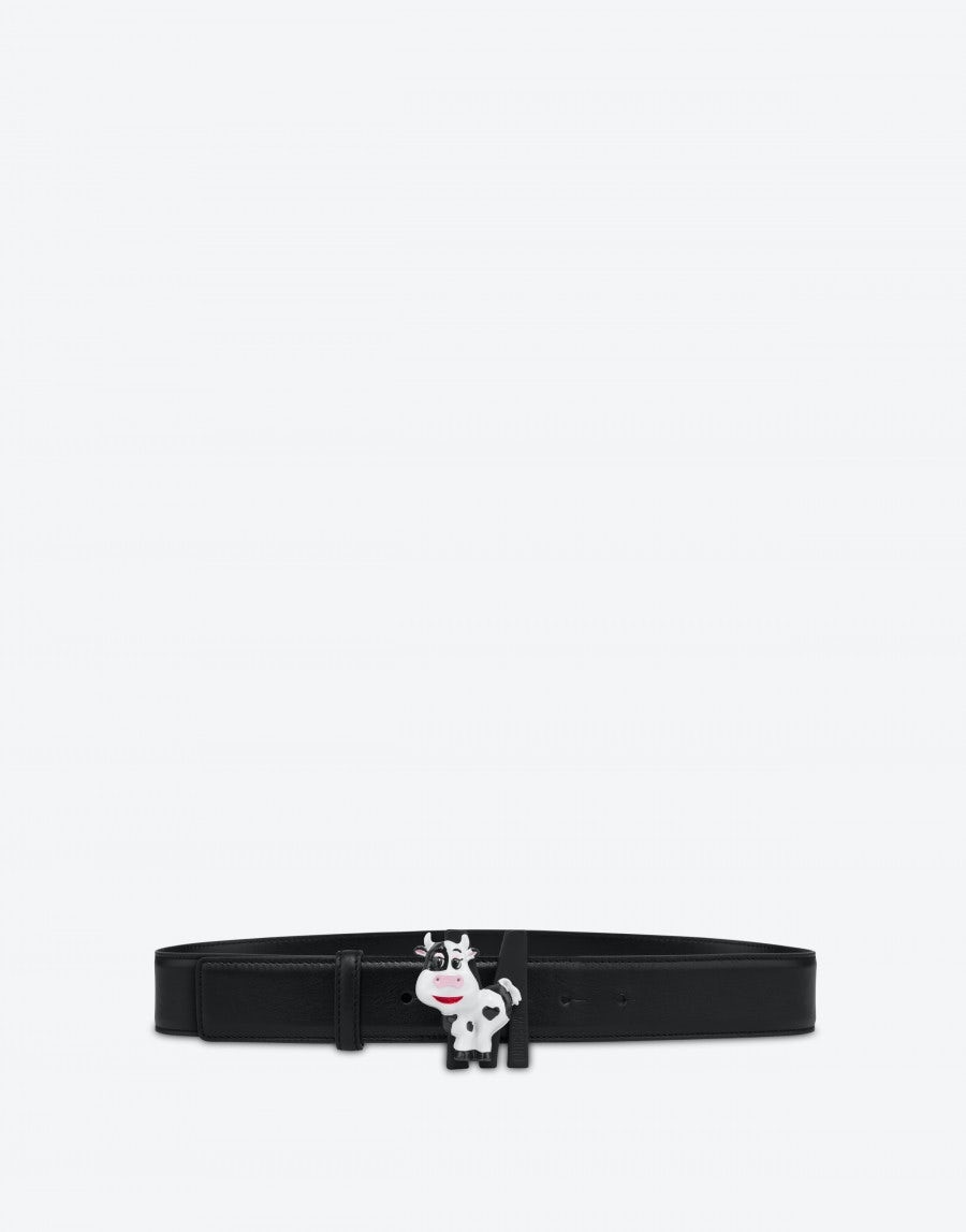 M BABY COW CALFSKIN BELT - 1