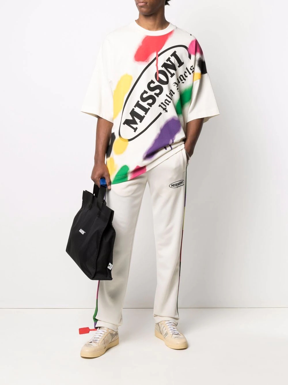 x Missoni colour block trim logo track pants - 2