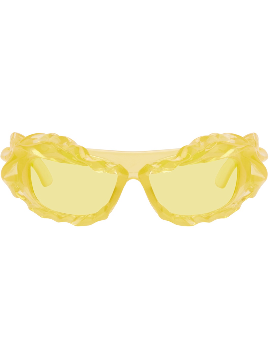 【関税込み】Ottolinger オレンジ ツイスト サングラス OTTOLINGER Orange Twisted Sunglasses | REVERSIBLE