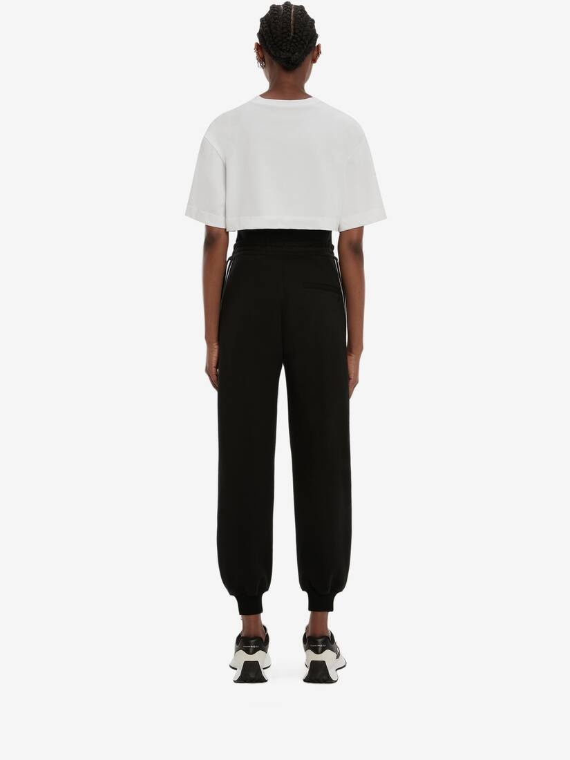 Trompe L'oeil T-shirt in Navy - 4