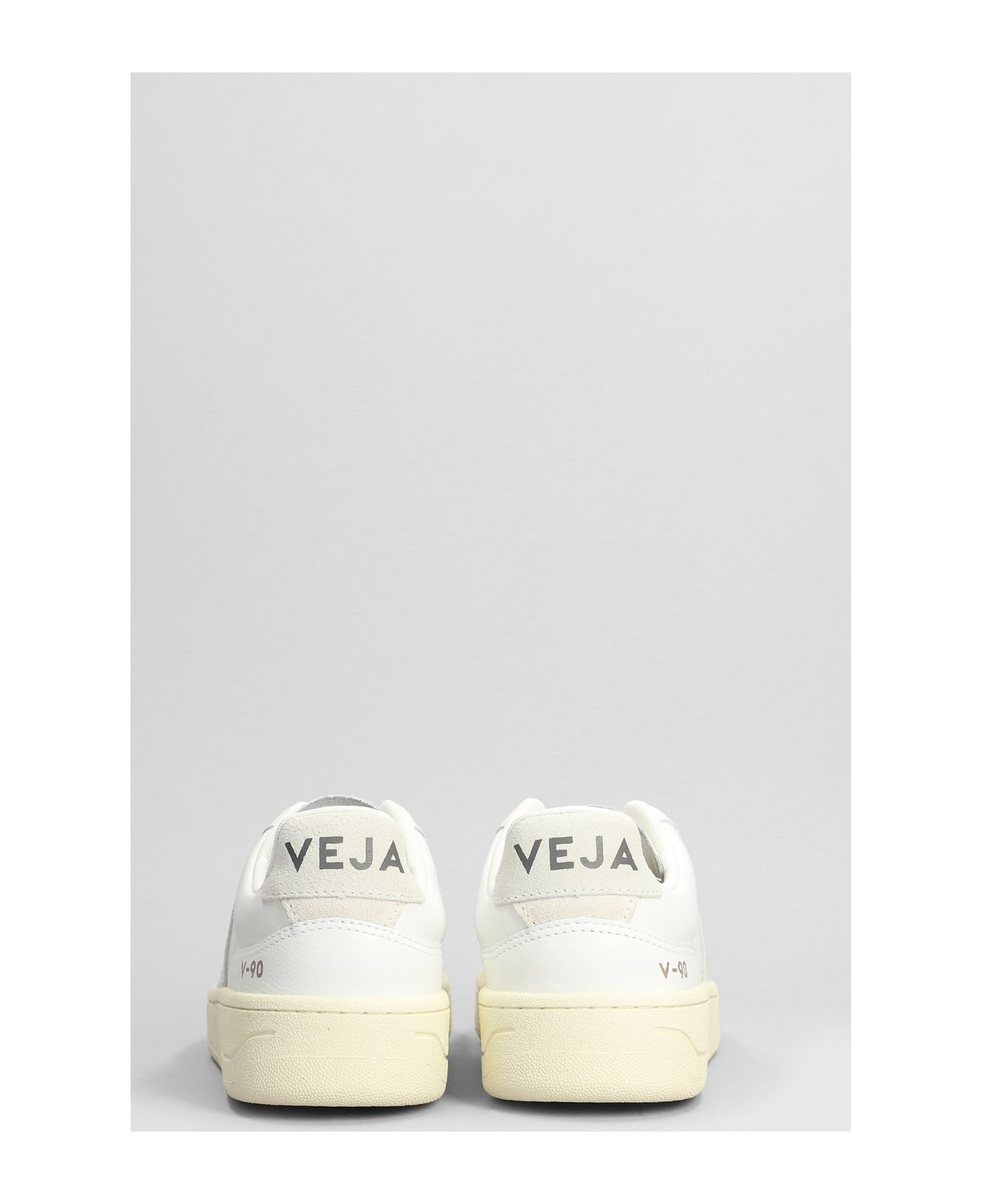 V-90 Sneakers In White Leather - 4