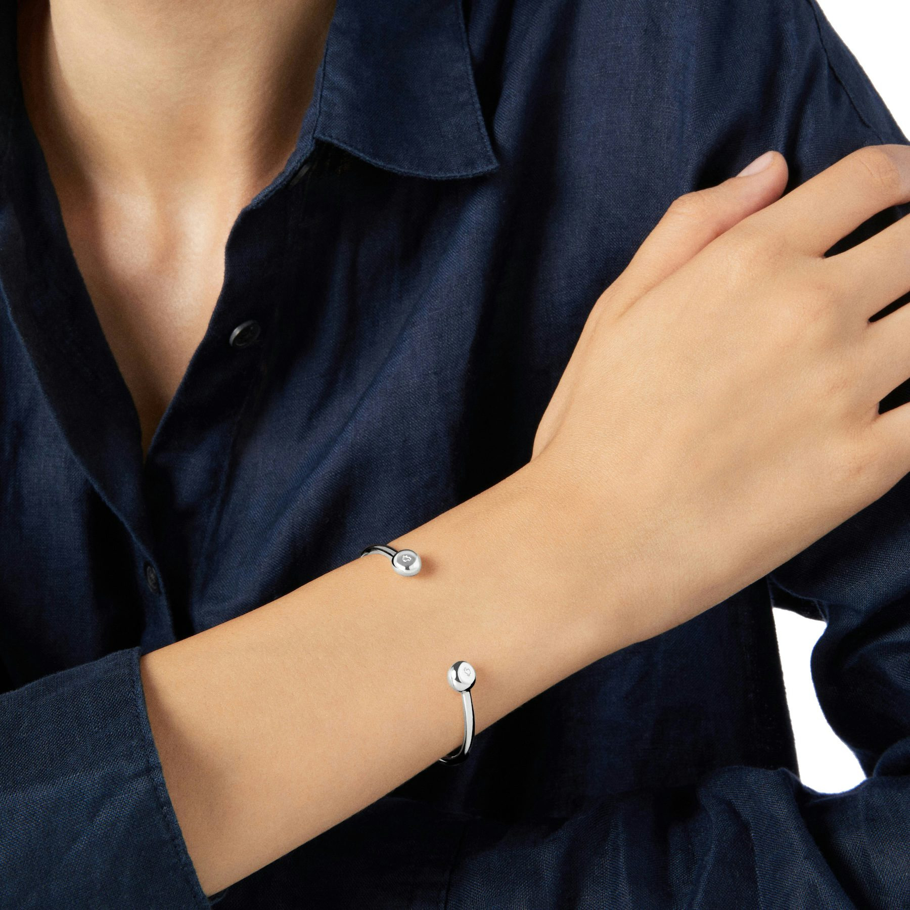 SILVER PEPITA CUFF BRACELET - 3